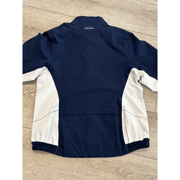 Sun Mountain Monsoon Rain Jacket Womens XL Golf Jacket Navy White NWT - Picture 7 of 7